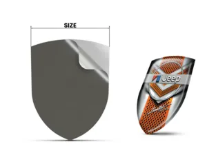 Jeep Printed Logo Stickers Pro Max Resilient Elegant